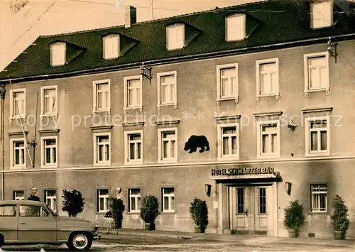 AK / Ansichtskarte Zittau Hotel Gaststaette Schwarzer Baer  Kat. Zittau