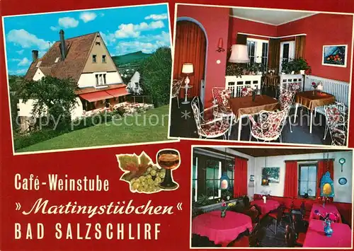 AK / Ansichtskarte Bad Salzschlirf Cafe Weinstube Martinystuebchen Kat. Bad Salzschlirf