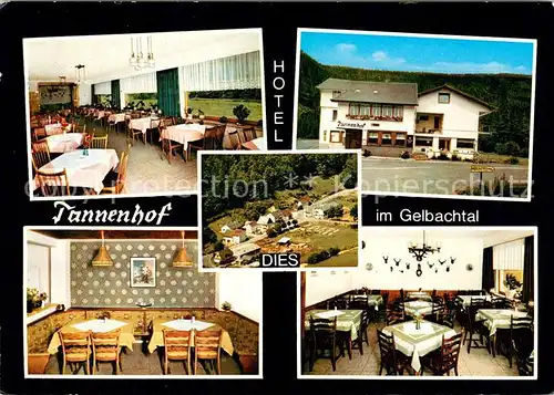 AK / Ansichtskarte Dies Hotel Restaurant Tannenhof  Kat. Gackenbach
