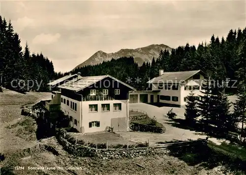 AK / Ansichtskarte Altstaedten Allgaeu Jugenderholungsheim Sonnenklause 