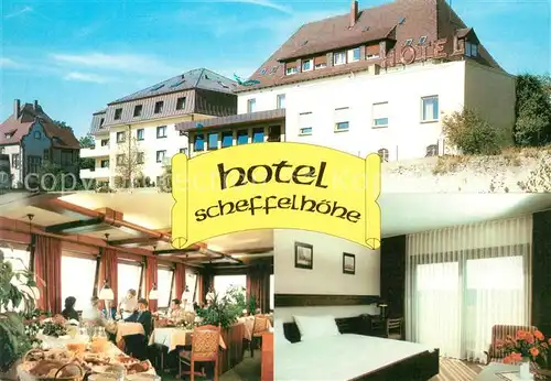 AK / Ansichtskarte Bruchsal Hotel Scheffelhoehe  Kat. Bruchsal