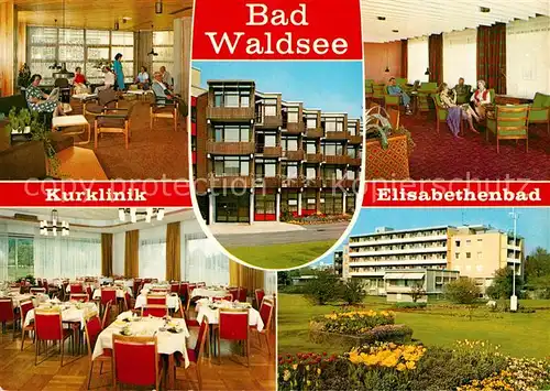 AK / Ansichtskarte Bad Waldsee Kurklinik Elisabethenbad Kat. Bad Waldsee