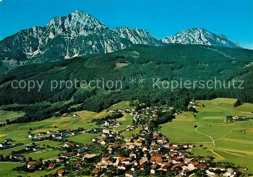 AK / Ansichtskarte Aufham Anger Fliegeraufnahme Hochstaufen Zwiesel Kat. Anger