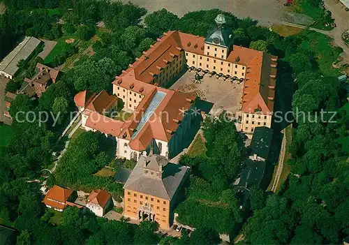 AK / Ansichtskarte Zeitz Fliegeraufnahme Schloss Moritzburg Kat. Zeitz