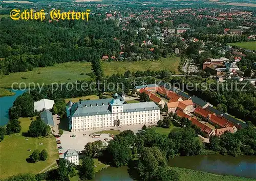 AK / Ansichtskarte Schleswig Schlei Schloss Gottorf Fliegeraufnahme Kat. Erfde