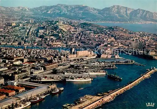 AK / Ansichtskarte Marseille Bouches du Rhone Fliegeraufnahme
