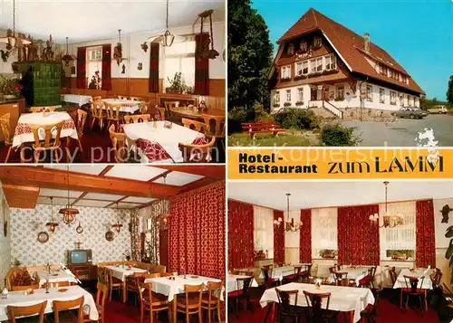 AK / Ansichtskarte Guendelwangen Hotel Restaurant Lamm Kat. Bonndorf