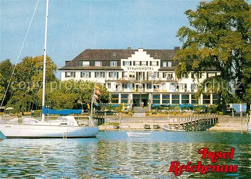 AK / Ansichtskarte Insel Reichenau Strandhotel Loechnerhaus Kat. Reichenau Bodensee
