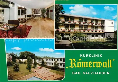 AK / Ansichtskarte Bad Salzhausen Kurklinik Roemerwall Kat. Nidda