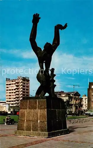 AK / Ansichtskarte Rotterdam Monument Mei 1940 Verwoeste Stad Denkmal Mai 1940 Zerstoerte Stadt Kat. Rotterdam