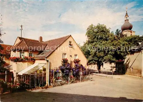 AK / Ansichtskarte Konnersreuth Oberpfalz Haus der Therese Neumann Kirchturm Kat. Konnersreuth