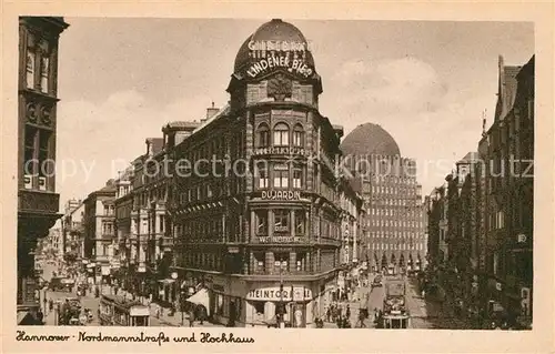 AK / Ansichtskarte Hannover Nordmannstrasse und Hochhaus Kat. Hannover