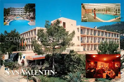 AK / Ansichtskarte Paguera Mallorca Islas Baleares Hotel Apartamentos San Valentin Kat. Calvia