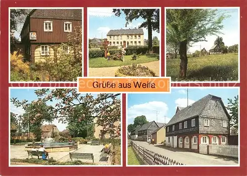 AK / Ansichtskarte Weifa Umgebindehaus Sonnenuhr Gemeindeamt  Kat. Steinigtwolmsdorf