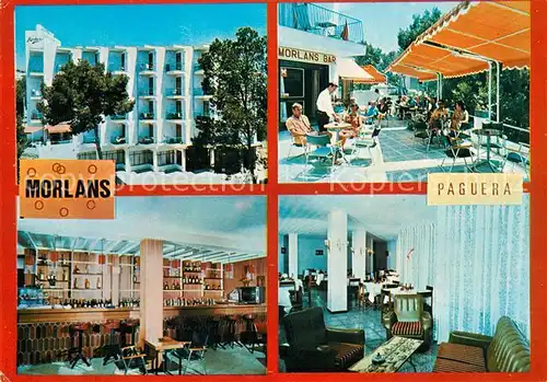 AK / Ansichtskarte Paguera Mallorca Islas Baleares Hotel Morlans Kat. Calvia