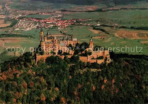 AK / Ansichtskarte Bisingen Burg Hohenzollern Fliegeraufnahme Kat. Bisingen