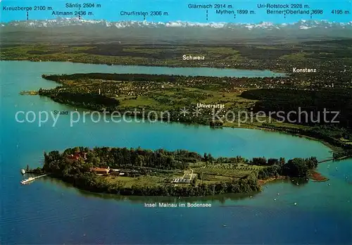 AK / Ansichtskarte Insel Mainau Fliegeraufnahme  Kat. Konstanz Bodensee