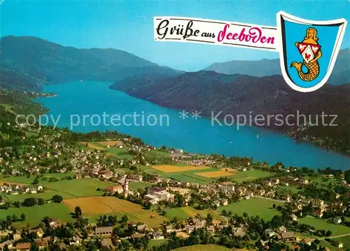 AK / Ansichtskarte Seeboden Kaernten Fliegeraufnahme Kat. Seeboden Millstaettersee