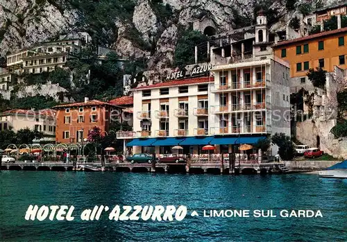 AK / Ansichtskarte Limone sul Garda Hotel all Azzurro Kat. 