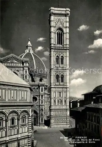AK / Ansichtskarte Firenze Toscana Cattedrale Santa Maria dei Fiore Campanile di Giotto Kat. Firenze