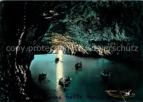 AK / Ansichtskarte Capri Grotta azzurra Blaue Grotte Kat. Golfo di Napoli