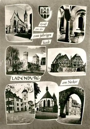 AK / Ansichtskarte Ladenburg Teilansichten 2000jaehrige Stadt Kat. Ladenburg