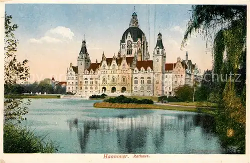 AK / Ansichtskarte Hannover Rathaus Kat. Hannover