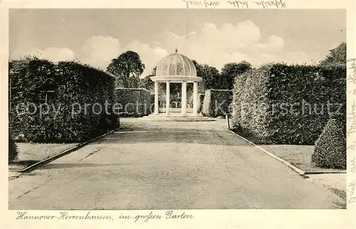 AK / Ansichtskarte Herrenhausen Hannover Grosser Garten Pavillon Kat. Hannover