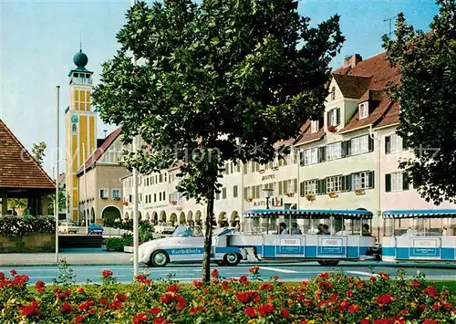 AK / Ansichtskarte Freudenstadt Marktplatz mit %ra und Kurbaehnle Kat. Freudenstadt