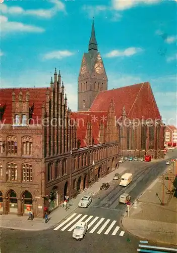 AK / Ansichtskarte Hannover Rathaus Marktkirche Kat. Hannover