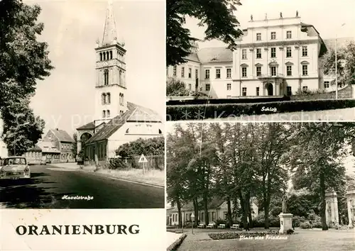 AK / Ansichtskarte Oranienburg Schloss Havelstrasse Kirche Kat. Oranienburg