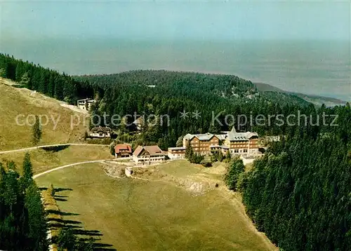 AK / Ansichtskarte Hundseck Knappschaft Vorsorgeheim Schwarzwaldhochstrasse Fliegeraufnahme Kat. Sasbach