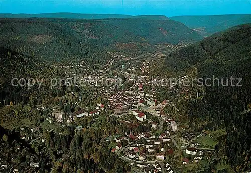 AK / Ansichtskarte Wildbad Schwarzwald Fliegeraufnahme Kat. Bad Wildbad