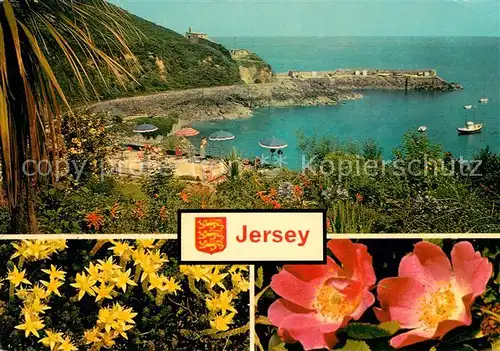 AK / Ansichtskarte Jersey Island Panorama Kueste Bluetenpracht Kat. 
