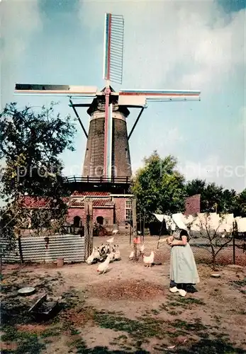 AK / Ansichtskarte Zeeland Niederlande Hollandse molen Windmuehle Kat. Niederlande