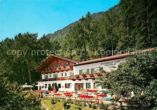 AK / Ansichtskarte Marling Pension Restaurant Cafe Waldschenke Terrasse Kat. Marling Marlengo