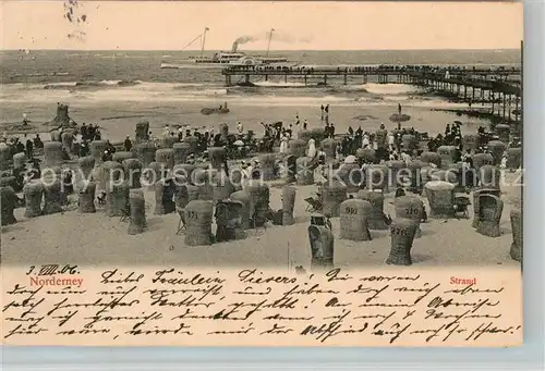 AK / Ansichtskarte Norderney Nordseebad Strandpartie Kat. Norderney