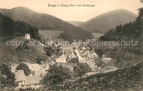 AK / Ansichtskarte Zorge Blick vom Kirchberge Kat. Zorge