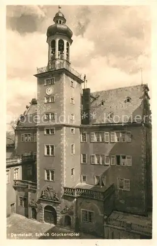 AK / Ansichtskarte Darmstadt Schloss Glockenspiel Kat. Darmstadt