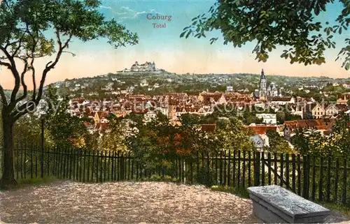 AK / Ansichtskarte Coburg Panorama mit Burg Kat. Coburg