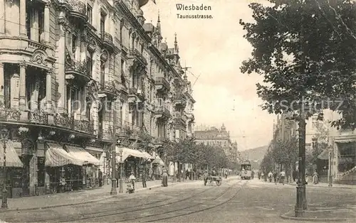 AK / Ansichtskarte Wiesbaden Taunusstrasse Kat. Wiesbaden