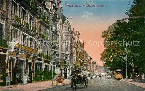 AK / Ansichtskarte Wiesbaden Wilhelmstrasse Kat. Wiesbaden