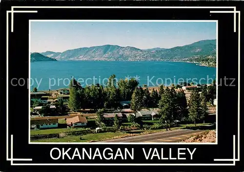 AK / Ansichtskarte Peachland British Columbia Panorama Okanagan Valley Okanagan Lake Mountains