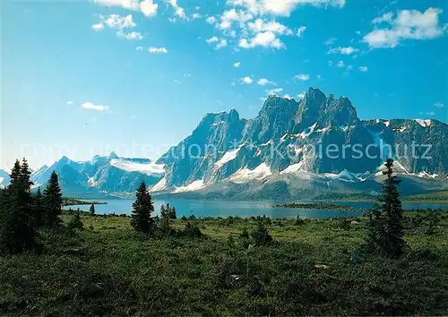 AK / Ansichtskarte Jasper Alberta Jasper National Park Tonquin Valley with Ramparts and Amethyest Lake Kat. Jasper