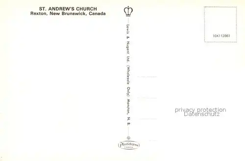 AK / Ansichtskarte Rexton New Brunswick St Andrew s Church