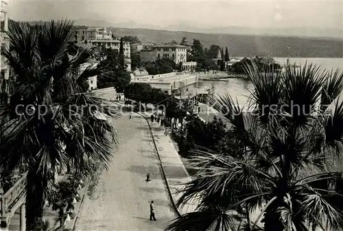 AK / Ansichtskarte Opatija Istrien Uferpromenade