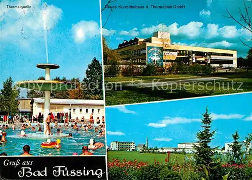 AK / Ansichtskarte Bad Fuessing Thermalquelle Kurmittelhaus Kat. Bad Fuessing