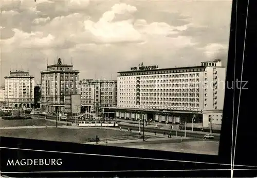 AK / Ansichtskarte Magdeburg Otto von Guericke Strasse Hotel International  Kat. Magdeburg