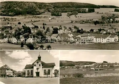 AK / Ansichtskarte Wilhelmsdorf Wuerttemberg Saalplatz Kirche Lengenweilersee Kat. Wilhelmsdorf