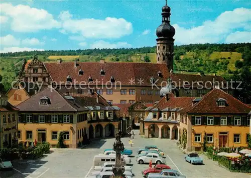 AK / Ansichtskarte Weikersheim Schloss Marktplatz  Kat. Weikersheim